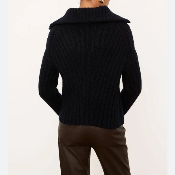 Vince Rib Transfer Zip Up - Picture 10 of 15